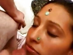 Indian Playgirl Sandwiched And Jizzed On